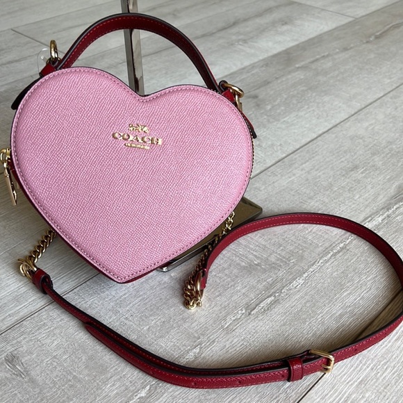 Coach Heart Crossbody In Colorblock & Charm - Picture 7 of 16
